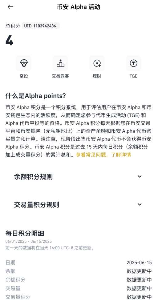 币安Alpha是什么?如何快速累积Alpha Points?币安Alpha高效刷分指南